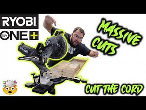 Ryobi 10" cordless HP sliding miter saw limit testing!!!!