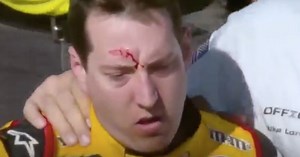 NASCAR Brawl Leaves Driver Bloody -- And The Butt Of Internet Jokes