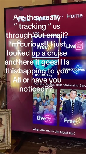Are they really “ tracking “ us through out email? I’m curious!! I just looked up a cruise and here it goes!! Is this happing to you All or have you noticed?? #tracking Are they tracking us through emails? #creatorsearchinsights #media #friends #fyp