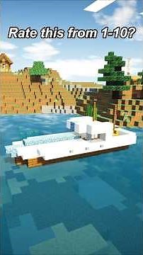 Minecraft Speedboat #shorts #minecraft #minecraftbuilding