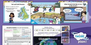Geography: Wonderful Weather: Hot and Cold Weather Year 1 Lesson Pack 5