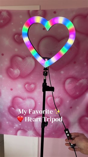 When I tell you this is even more stunning in real life #tripod #heartlight