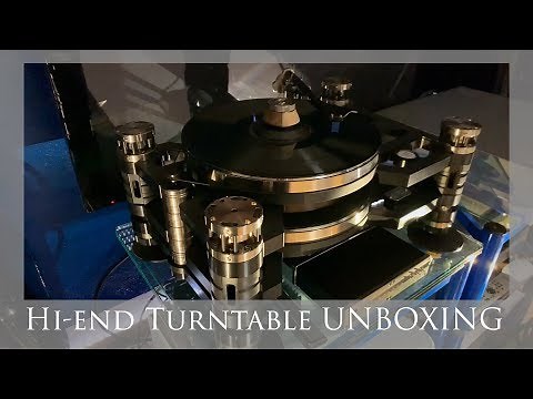 KRONOS SPARTA Hi-end Turntable! UNBOXING - SETUP - LISTENING