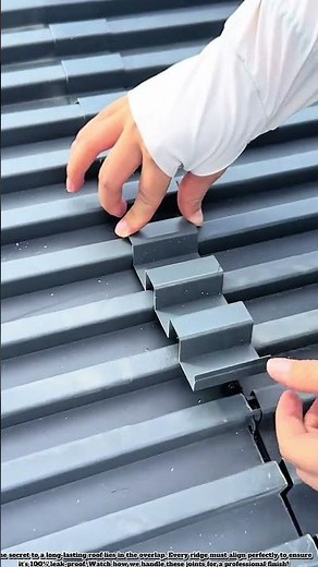 How To Overlap Metal Roofing Sheets Correctly For Beginners.#Construction #Roofing#Tools #Metal