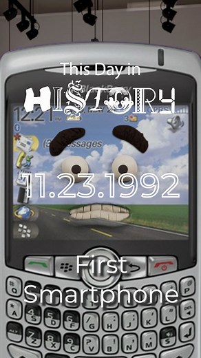 #ThisDayInHistory November 23, 1992 - The first smartphone, the IBM Simon, is introduced at COMDEX in Las Vegas, Nevada. #comedy #history #technology #apple | Dogger Miller