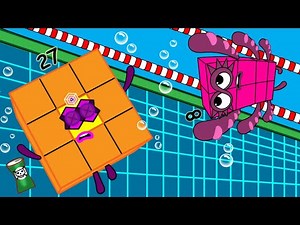 Oh, No! Numberblocks 27 died and 8 is trying to save her - Numberblocks fanmade coloring story