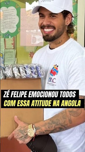 Zé Felipe moved everyone with his gesture in Angola.