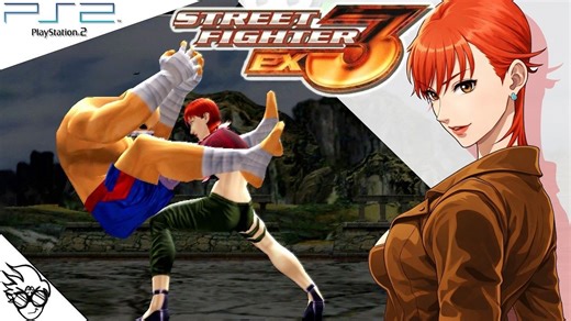 【4K60帧】PS2《街霸EX3》Hard难度 Sharon 通关流程 | 作者：Loading Geek