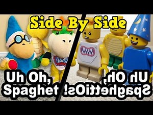 Lego SML: Uh Oh, SpaghettiOs! (Side By Side)