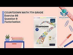 Exercise 9B Q 9 Countdown Book 7 Countdown math 7th grade 7th Grade Math Explanation & Solution