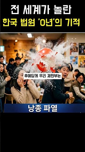 전 세계가 놀란 한국 법원 '0년'의 기적