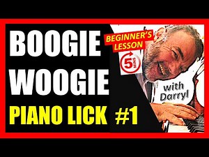 Beginner Piano Boogie Woogie Lick #1