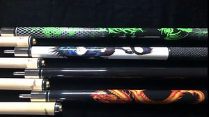 Champion Dragon Pool Cue Stick with Quick Release Joint or 5/16/X18 Joint, Low Deflection Shaft, Retail Price $225.00