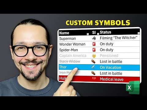 Want CUSTOM Symbols in Excel? Watch This Now!