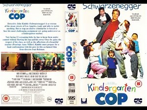 Original VHS Opening: Kindergarten Cop (1991 UK Rental Tape)