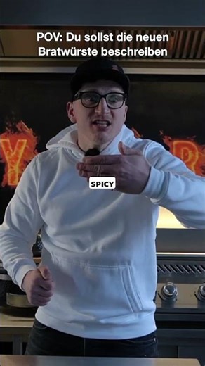 POV: You're supposed to describe the new bratwurst 😂 #vlog #butcher #bratwurst