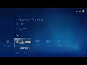 Windows Media Center 7 version all sounds