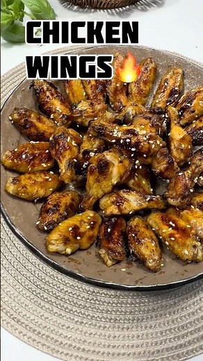 🔥 Honey Soy Glazed Chicken Wings