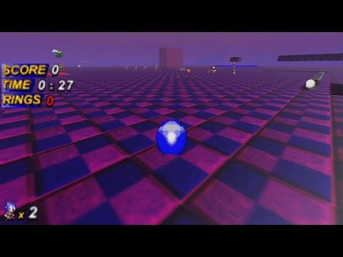 The closest thing we have to a 'PLAYABLE' sonic ex-treme/ sonic blox-treme
