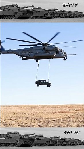 MH-53 Helicopter Successfully Lifts Tactical Combat Vehicle