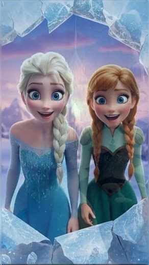 ❄️ Frozen Moments of Magic ✨ | Elsa & Anna’s Beautiful Scenes 👑💙 #Frozen #DisneyMagic #Elsa #Anna