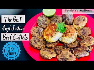 AngloIndian Beef Cutlets & Potato Chops | Meat Cutlets recipe | ENIE’S Creations
