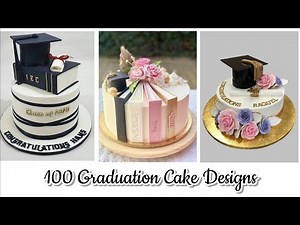 100 Beautiful Graduation Cake Designs 🎓🎂✨️ Convocation Cake Ideas #cake #cakedecorating #graduation