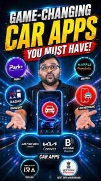 Top 5 Mobile apps that Every Car Owner Must Have🤩!! #BestAppsForCar #CarApps #CarAppsForEveryUser
