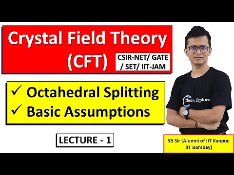 Crystal Field Theory(CFT) in Coordination Chemistry||Crystal Field Splitting in Octahedral Complex​​