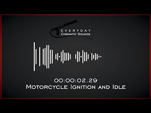 Motorcycle Ignition and Idle | HQ Sound Effect