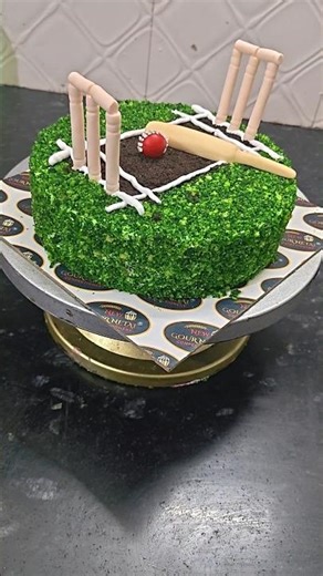 cricket stadium Cake design 🎂 #cake #cakedecorating #shortvideo #ytshorts #new