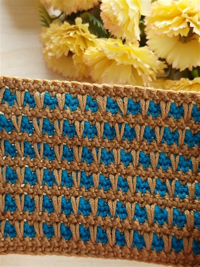 Stylish Two-Color Crochet Pattern for Beginners