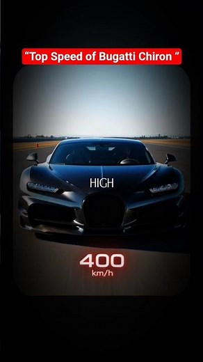 “Top Speed of Bugatti Chiron 😱”#bugatti #bugattichiron #speed