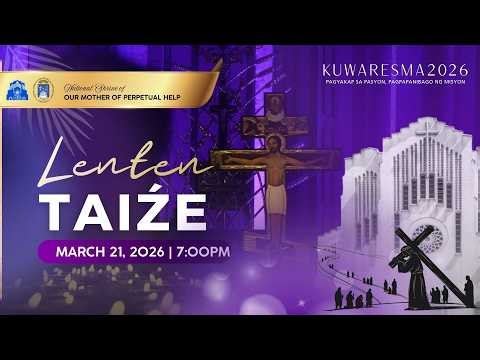 Baclaran Church: Lenten Taize