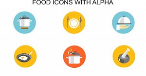Animated Food Icons