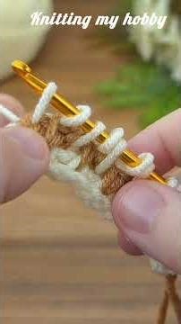 Beautiful Tunisian Crochet Stitch Pattern Tutorial 🧶