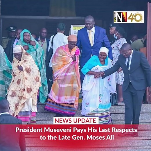📽️ President Museveni pays last respects to late Gen. Moses Ali