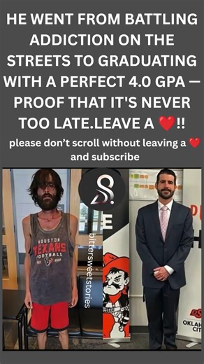From addiction to 4 0 — never too late #hearttouching #inspiration #motivation #addictionrecovery