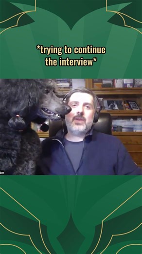 ♟️ Serious chess interview… and then THIS happens 🐶😂