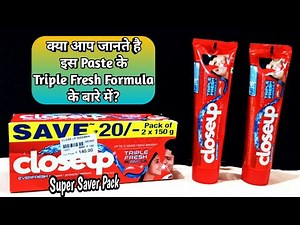 Closeup Everfresh Plus Toothpaste Combo Pack With Triple Fresh Formula | Unboxing & Review