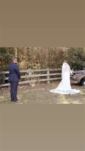 The First Look is a truly unforgettable experience for the bride and groom offering a private moment to share genuine reactions, calm each other's nerves, and create cherished memories together. Amanda ❤️ Andrew #theblessedbarn #barnweddingvenue #rusticyetelegant #scbarnvenue #mondaywedding #brideandgroom #ToGodBeTheGlory | The Blessed Barn