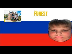 Russian kid screaming blyat at minecraft(The forest edtion)
