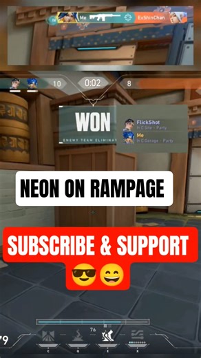 Neon hilarious moment #valorant #valorantclips