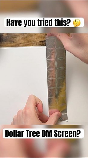 DIY DM Screen 📺 #dnd #dungeonmaster #diy #dollartree