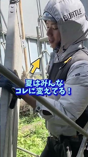 ヘルメットのあご紐 夏はみんなコレに変えてる！