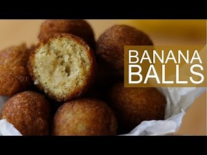 Tasty Banana Balls | Evening Snacks Recipe Video | Banana Fritters