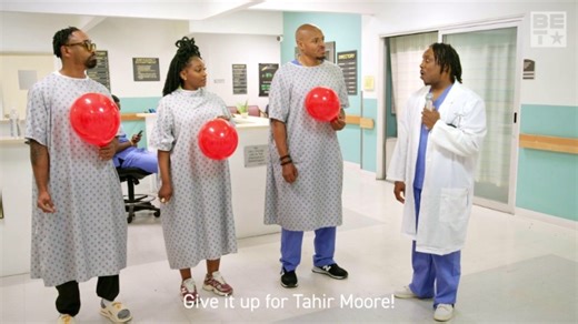 5.2K views · 23 reactions | Y’all ready to "Get It Poppin' With a Nurse"?  Would you pop your balloon or would it be a match? The chaos kicks off TONIGHT! Check-in to #TheHospital premiere at 11/10c on #BET for 2 back-to-back episodes of comedy gold.  | BET | Facebook