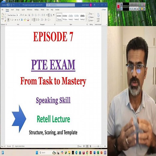 Master the Retell Lecture task in the PTE Academic exam 🎯