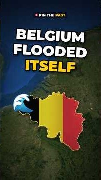 Belgium Flooded Itself to Stop the Kaiser 🇧🇪 The Yser, 1914