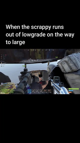 scrappy ran outta lgf lmao #rust #raid #clan #sar #hazmat #pc #gaming #gamingontiktok #rustclan #rustgame #rusttok #base #clanbase #loud #vibe #vibing #team #friends #game #fyp